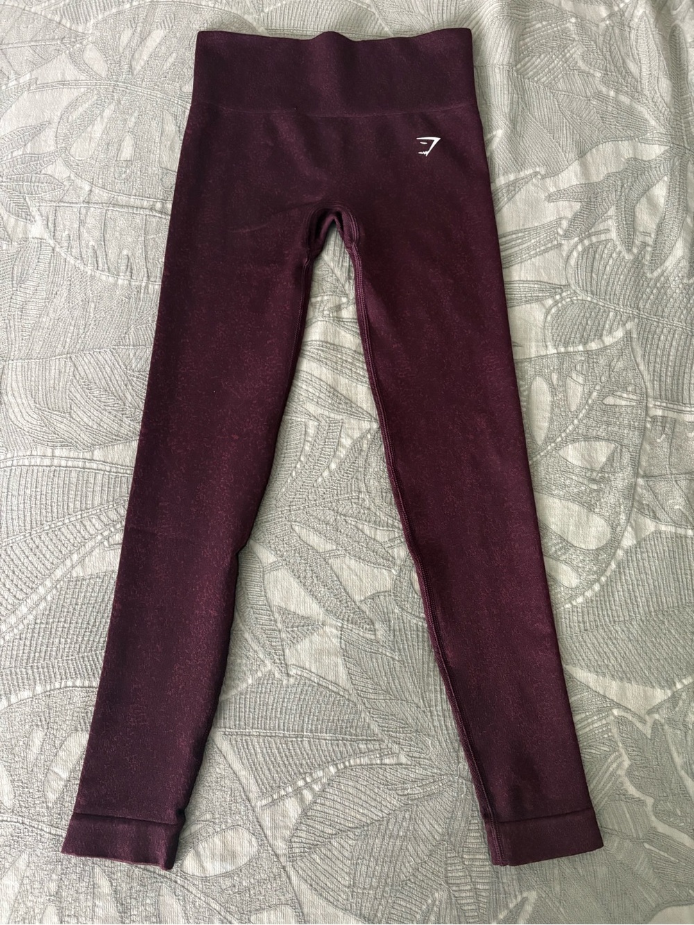 Gymshark Maroon High-Waist Leggings